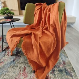 Rackhams Chimera Twill Blanket with Linen
