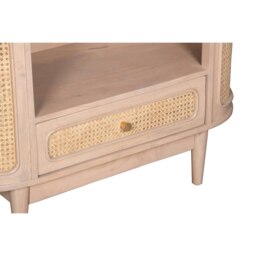 Rackhams Carlester Cane And Wood Bookcase - Wood - 1 - 90X40X165cm (LXDXH) - thumbnail 4