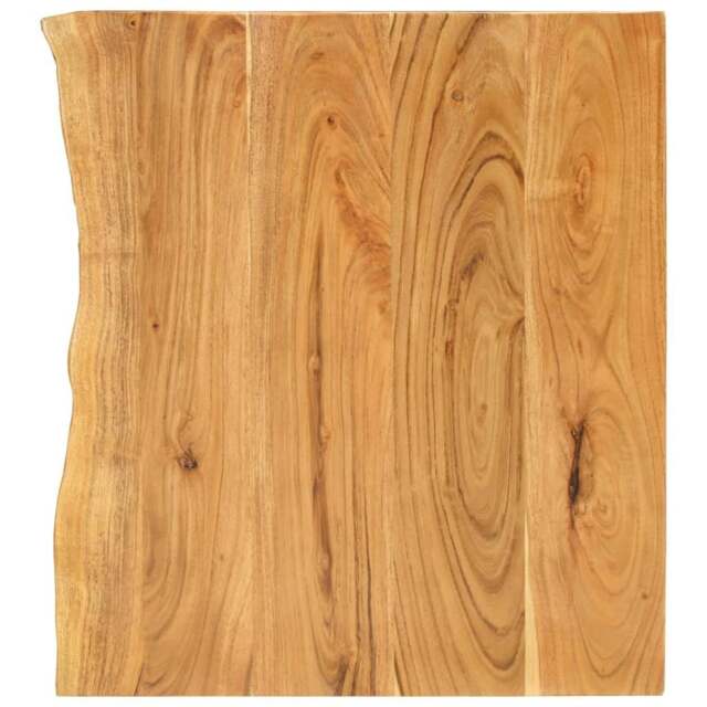 Rackhams Bathroom Vanity Top Solid Acacia Wood 80x52x2.5 cm - image 1