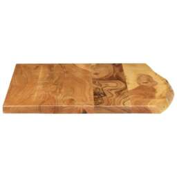 Rackhams Bathroom Vanity Top Solid Acacia Wood 80x52x2.5 cm - thumbnail 4