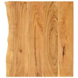 Rackhams Bathroom Vanity Top Solid Acacia Wood 80x52x2.5 cm - thumbnail 1