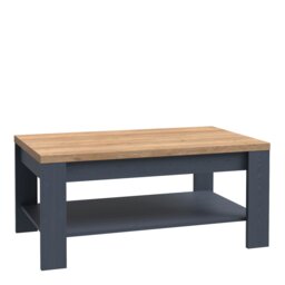 Rackhams Bohol Coffee Table in Navy/Riviera Oak - Riviera Oak/Navy - Blue - 60