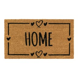 Rackhams Eco-Friendly Latex Backed Coir Entrance Doormat, 40x70cm - Home Hearts - 1 - Brown - thumbnail 2