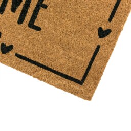 Rackhams Eco-Friendly Latex Backed Coir Entrance Doormat, 40x70cm - Home Hearts - 1 - Brown - thumbnail 3