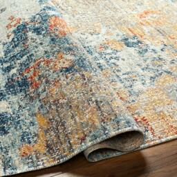 Rackhams Huntington Beach-Modern Blue Yellow Orange In- & Outdoor Rug - 80 x 220 cm - thumbnail 5