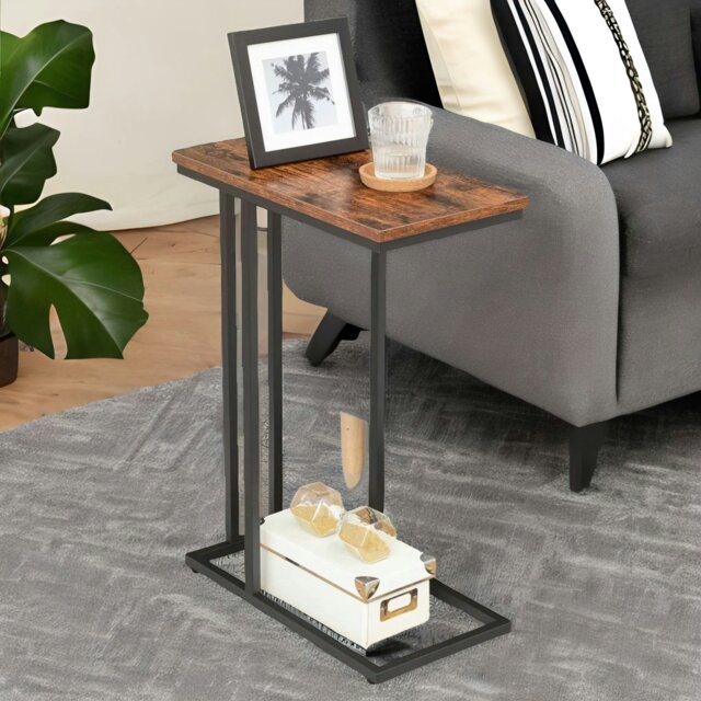 Rackhams Side Table C Shaped - image 1