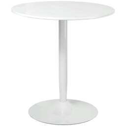 Rackhams 75H x 70cm Two-Person Minimalistic Dining Table - White - thumbnail 1