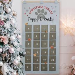 Rackhams Personalised Pet Advent Calendar - Polyester - 7.5cm x 6.5cm - thumbnail 3