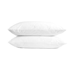 Rackhams 4 Star Classic Pillowcase - Pair - White - Standard - thumbnail 1
