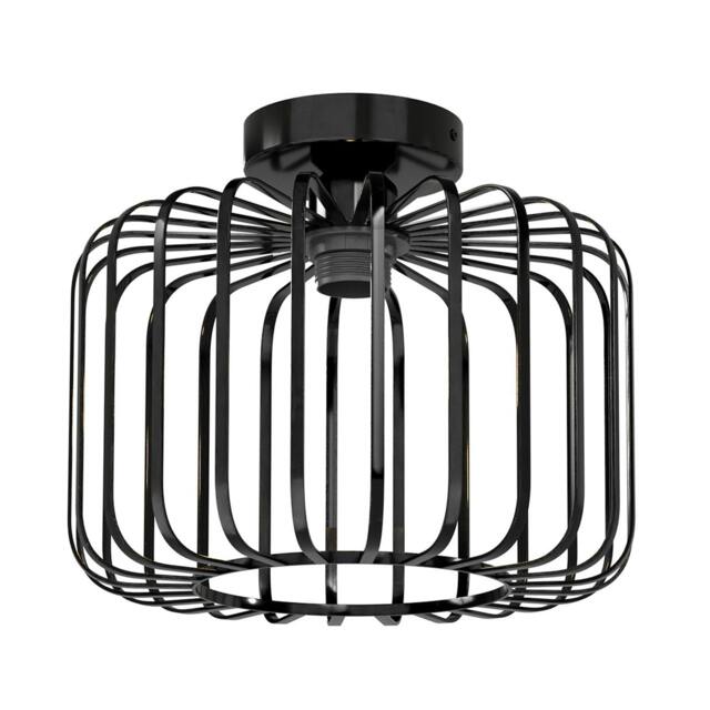 Rackhams Ceiling Light Industrial Chandelier Metal Pendant Lamp Bedroom E27 Black - image 1