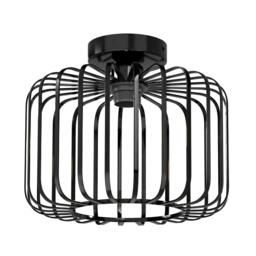 Rackhams Ceiling Light Industrial Chandelier Metal Pendant Lamp Bedroom E27 Black