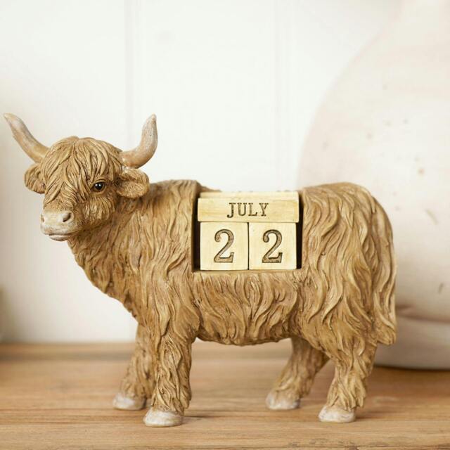 Rackhams Highland Cow Figurine Calendar - image 1