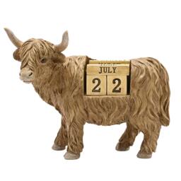 Rackhams Highland Cow Figurine Calendar - thumbnail 2