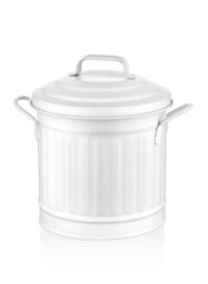 Rackhams White Countertop Waste Basket (4 Litres) - thumbnail 1