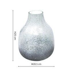 Rackhams Verre Round Atlantic Vase - Atlantic blue - thumbnail 6