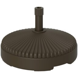 Rackhams Garden Parasol Base Holder, 28kg Sand Filled, 23kg Water Filled, Sun Umbrella Base Outdoor Umbrella Stand Weight, Brown - thumbnail 2