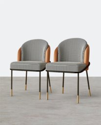 Rackhams A Set of 2 Ratley Dining Chair, Linen - A Set of 2 Chairs - Style 1 - thumbnail 1