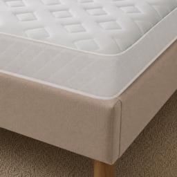 Rackhams Essentials Jump n Tac Hybrid Mattress - 19cm Deep, Soft Feel - White - 1 - 3ft Single Mattress (90cm x 190cm) - thumbnail 3