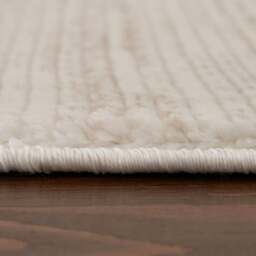 Rackhams Carmel Cream-Beige Striped Rug - 6010 - 120X170 cm - thumbnail 4