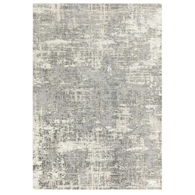 Rackhams Stellar ST12 Distressed Silver Rug - 80x150cm - image 1
