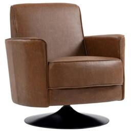 Rackhams Upholstered PU Leather Armchair for Living Room - Grey - 75W x 82D x 85H cm - thumbnail 3