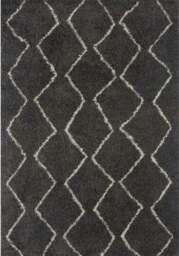 Rackhams Moroccan Dark Grey Shaggy Rug - 840 - 180X270 cm - thumbnail 1