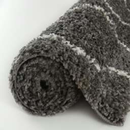 Rackhams Moroccan Dark Grey Shaggy Rug - 840 - 180X270 cm - thumbnail 5