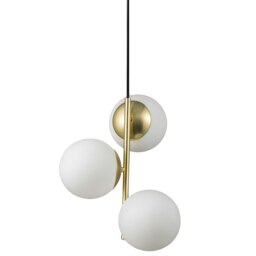 Rackhams Lilly 3-Spot - Ceiling pendant - Brass - Gold - Metal - 1 - thumbnail 2