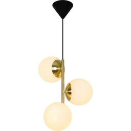Rackhams Lilly 3-Spot - Ceiling pendant - Brass - Gold - Metal - 1