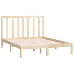 Rackhams Bed Frame Solid Wood Pine 135x190 cm Double - thumbnail 4