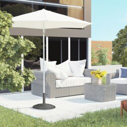 Rackhams 19KG Resin Umbrella Base Garden Parasol Base Stand Round Sun Shade Holder Suitable For Pole Between Φ38mm to Φ48mm