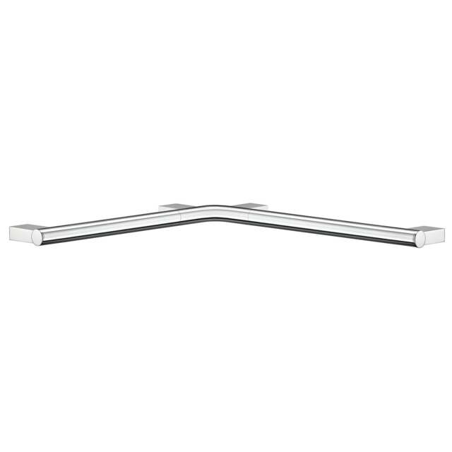 Rackhams Corner Grab Bar Chromed Stainless Steel 73 x 73cm Bathroom Shower Safety Hand Rail for Elderly Disabled Mobility Aid - image 1
