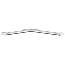 Rackhams Corner Grab Bar Chromed Stainless Steel 73 x 73cm Bathroom Shower Safety Hand Rail for Elderly Disabled Mobility Aid - thumbnail 1