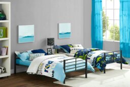 Rackhams Bunk Bed Convertible Metal Black - Single - thumbnail 4