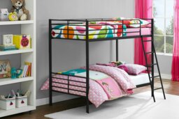 Rackhams Bunk Bed Convertible Metal Black - Single - thumbnail 2