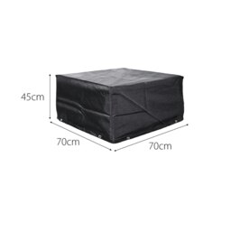 Rackhams Cozy Bay EZBreathe Malta 9 Seat Furniture Set Cover in Black - Black - Polyester - 1 - thumbnail 5