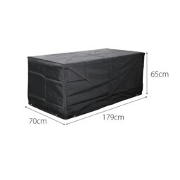 Rackhams Cozy Bay EZBreathe Malta 9 Seat Furniture Set Cover in Black - Black - Polyester - 1 - thumbnail 2