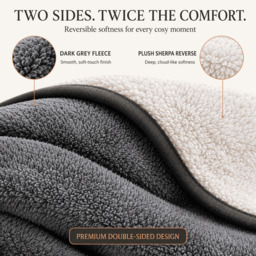 Rackhams Heated Throw Electric Fleece, 9 Heat and 9 Timer Auto Shut Off - Digital Control - Machine Washable - thumbnail 4