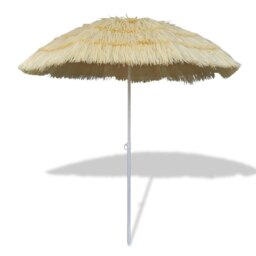Rackhams Tilt Beach Umbrella Hawaii Style - Beige - Steel frame + PP cover