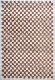 Rackhams Moodi Shaggy Terra Pixelate Rug - 160X230 cm - thumbnail 1