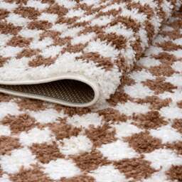 Rackhams Moodi Shaggy Terra Pixelate Rug - 160X230 cm - thumbnail 4