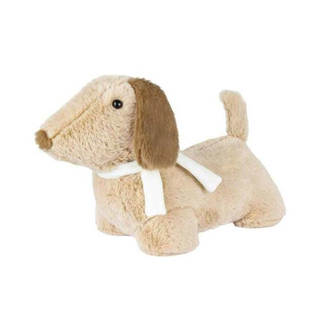 Rackhams Samson Faux Fur Dog Door Stopper - Natural - Natural - image 1