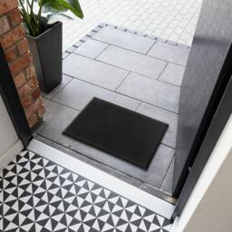 Rackhams Ribbed Harmony Indoor/Outdoor Entrance Door Mat - 120 x 80cm Extra Large - thumbnail 6