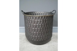 Rackhams Bronze metal Retro style Planter pots - thumbnail 2