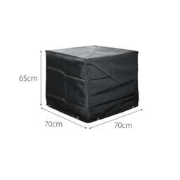Rackhams Cozy Bay EZBreathe Malta 8 Seat Twin Stool Furniture Set Cover in Black - Black - thumbnail 3