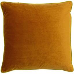 Rackhams Gemini Cushion Cover - Pumpkin Orange - One Size - Pumpkin Orange - 100% Polyester