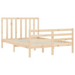 Rackhams Bed Frame with Headboard Double Solid Wood - thumbnail 5