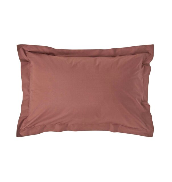 Rackhams Egyptian Cotton Oxford Pillowcase 200 TC, Standard Size - Chocolate - image 1