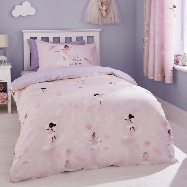 Rackhams Dancing Fairies Reversible Duvet Cover Set - Double - image 1