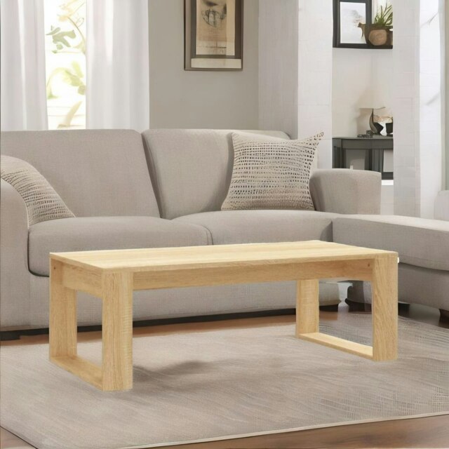 Rackhams Rectangular Coffee Table Living Room Furniture Oak - image 1